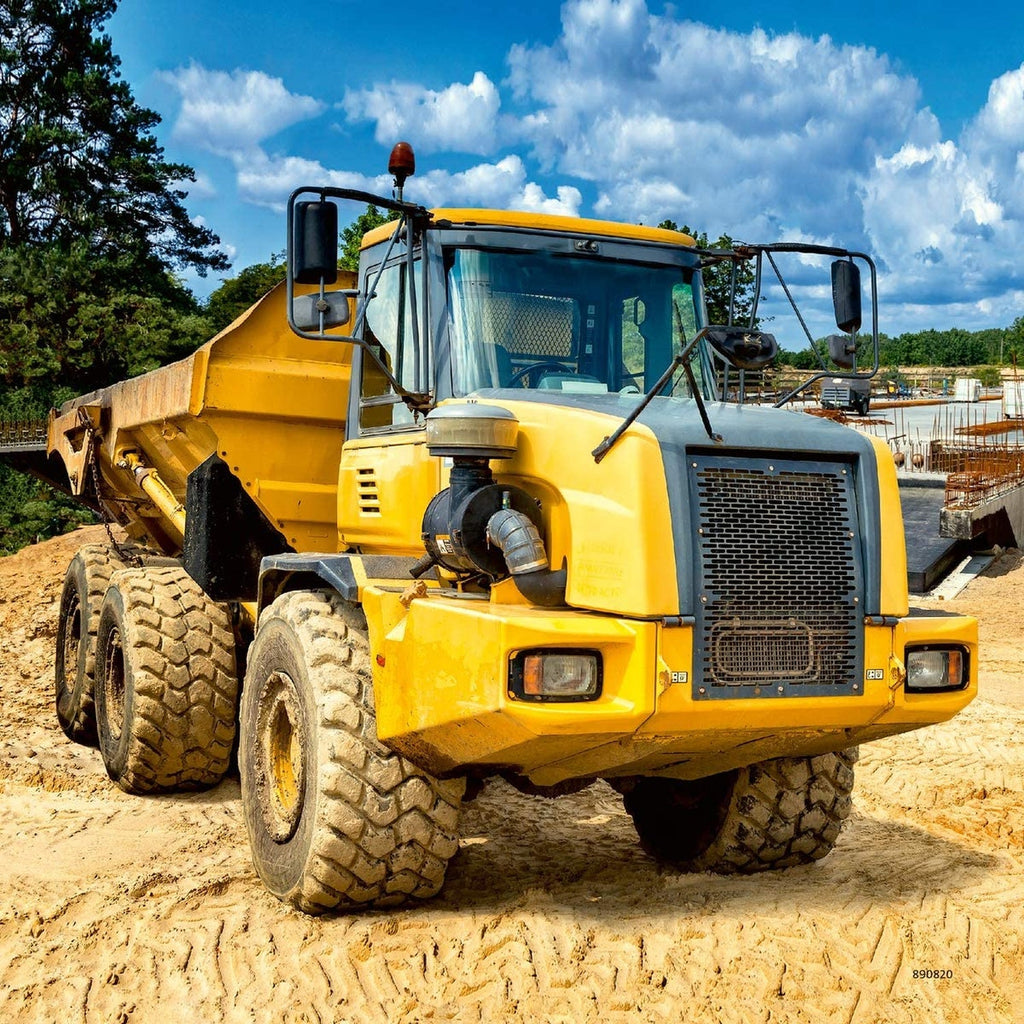 PUZZLE UTILAJE CONSTRUCTII, 3X49 PIESE - RAVENSBURGER (RVSPC05032) - Libelula Vesela - Jucarii