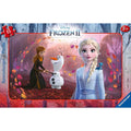 PUZZLE TIP RAMA FROZEN, 15 PIESE - RAVENSBURGER (RVSPC05099) - Libelula Vesela - Jucarii