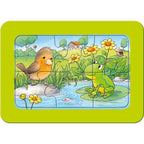 PUZZLE ANIMALE IN GRADINA, 3X6 PIESE - RAVENSBURGER (RVSPC05138) - Libelula Vesela - Jucarii