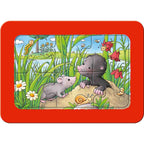 PUZZLE ANIMALE IN GRADINA, 3X6 PIESE - RAVENSBURGER (RVSPC05138) - Libelula Vesela - Jucarii