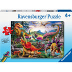 PUZZLE ATACUL T-REX, 35 PIESE - RAVENSBURGER (RVSPC05160) - Libelula Vesela - Jucarii