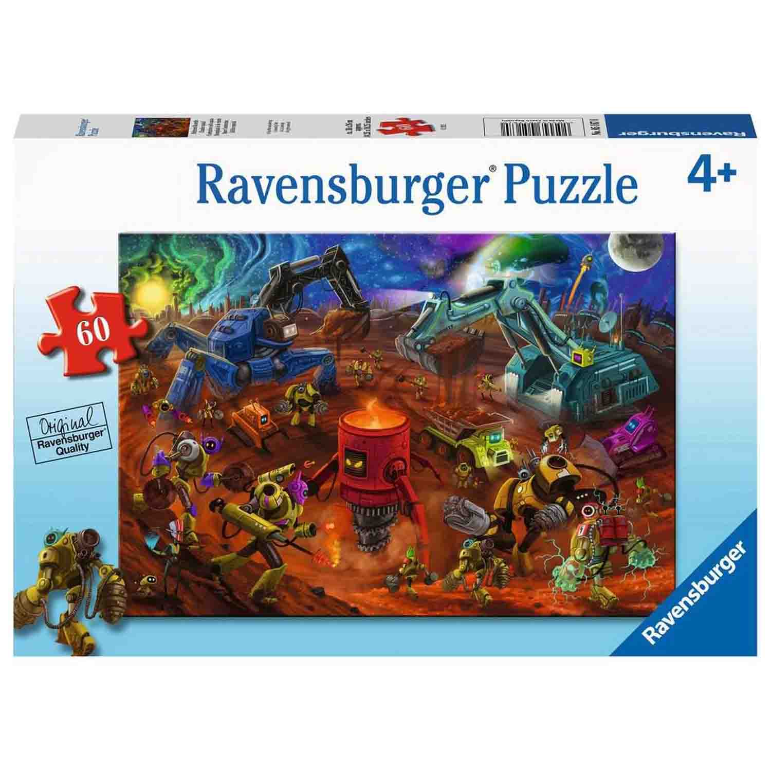 PUZZLE CONSTRUCTII IN SPATIU, 60 PIESE - RAVENSBURGER (RVSPC05167) - Libelula Vesela - Jucarii