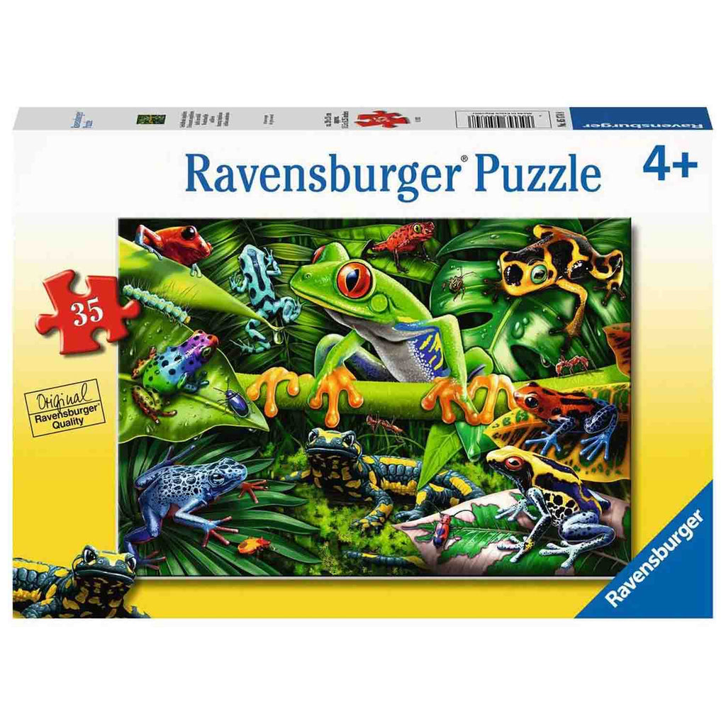 PUZZLE BROSCUTE, 35 PIESE - RAVENSBURGER (RVSPC05174) - Libelula Vesela - Jucarii