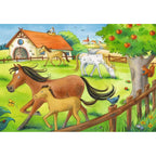 PUZZLE CALUTI, 2X12 PIESE - RAVENSBURGER (RVSPC05178) - Libelula Vesela - Jucarii