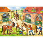 PUZZLE CALUTI, 2X12 PIESE - RAVENSBURGER (RVSPC05178) - Libelula Vesela - Jucarii