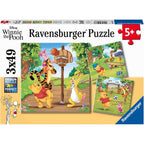 PUZZLE WINNIE THE POOH, 3X49 PIESE - RAVENSBURGER (RVSPC05187) - Libelula Vesela - Jucarii