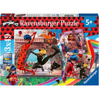 PUZZLE MIRACULOUS, 3X49 PIESE - RAVENSBURGER (RVSPC05189) - Libelula Vesela - Jucarii