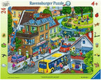 PUZZLE TIP RAMA ORASUL NOSTRU VERDE, 24 PIESE - RAVENSBURGER (RVSPC05245) - Libelula Vesela - Jucarii
