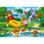 PUZZLE URSI IN CAMPING, 2X24 PIESE - RAVENSBURGER (RVSPC05247) - Libelula Vesela - Jucarii