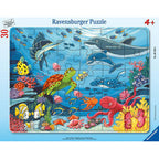PUZZLE TIP RAMA ANIMALE MARINE, 30 PIESE - RAVENSBURGER (RVSPC05566) - Libelula Vesela - Jucarii