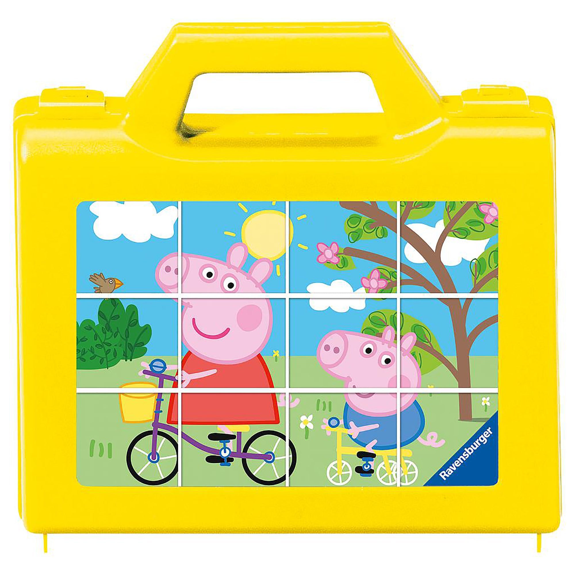 PUZZLE IN CUTIE PEPPA PIG, 12 PIESE - RAVENSBURGER (RVSPC05576) - Libelula Vesela - Jucarii