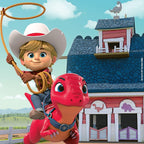 PUZZLE DINO RANCH, 3X49 PIESE - RAVENSBURGER (RVSPC05589) - Libelula Vesela - Jucarii