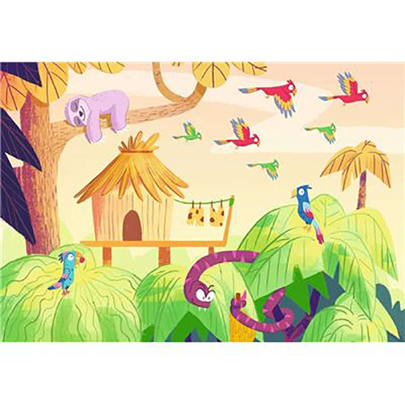 PUZZLE SI JOC EXPEDITIE IN JUNGLA, 2X24 PIESE - RAVENSBURGER (RVSPC05593) - Libelula Vesela - Jucarii