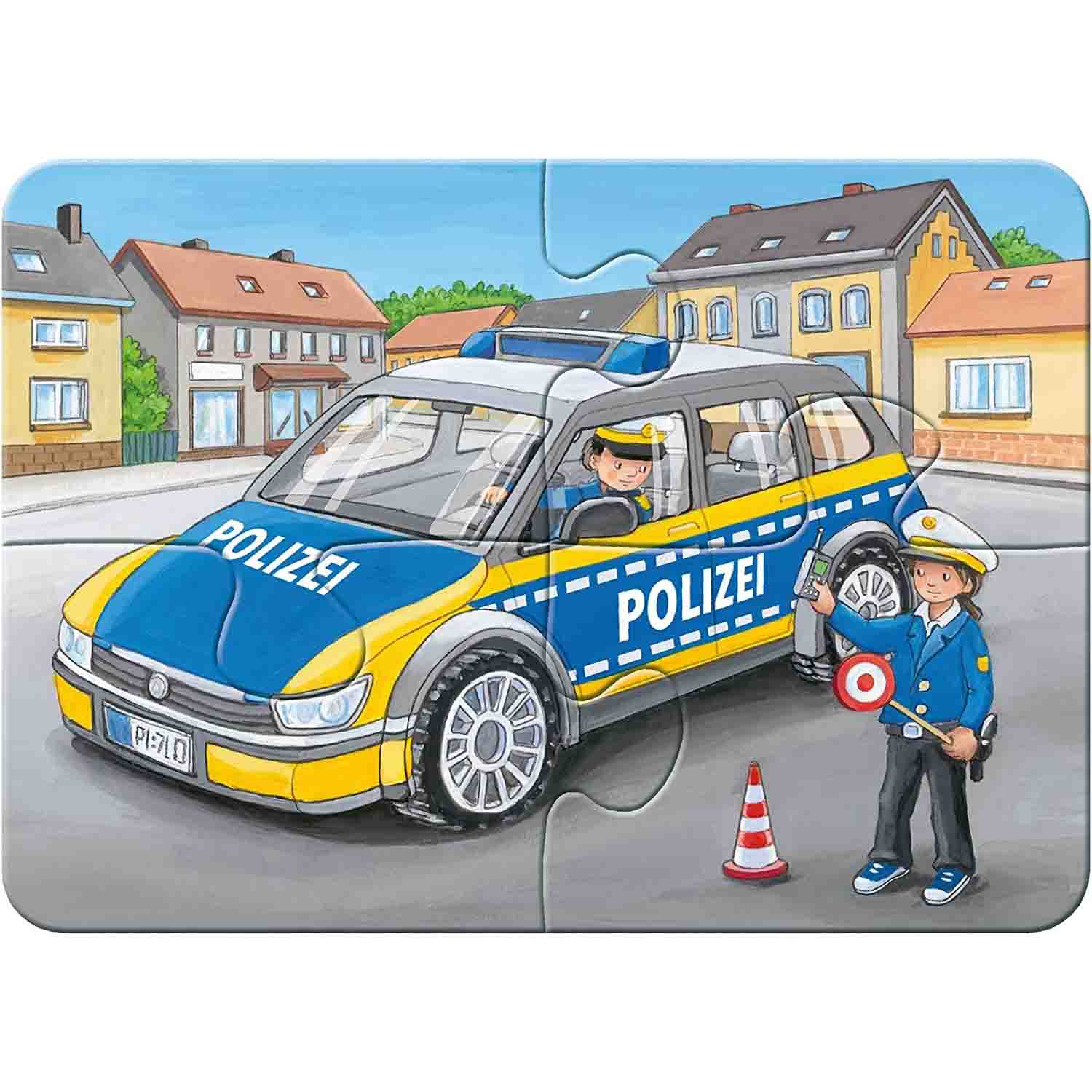 PUZZLE SET 4 BUC VEHICULE DE URGENTA, 2/4/6/8 PIESE - RAVENSBURGER (RVSPC05631) - Libelula Vesela - Jucarii