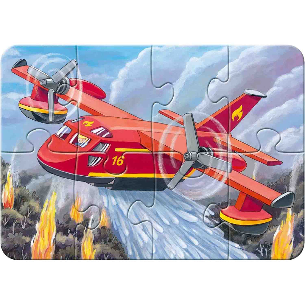 PUZZLE SET 4 BUC VEHICULE DE URGENTA, 2/4/6/8 PIESE - RAVENSBURGER (RVSPC05631) - Libelula Vesela - Jucarii