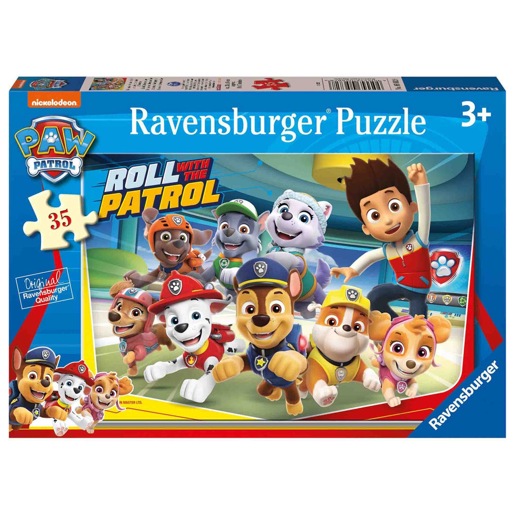 PUZZLE PATRULA VESELA A CATELUSILOR, 35 PIESE - RAVENSBURGER (RVSPC05682) - Libelula Vesela - Jucarii