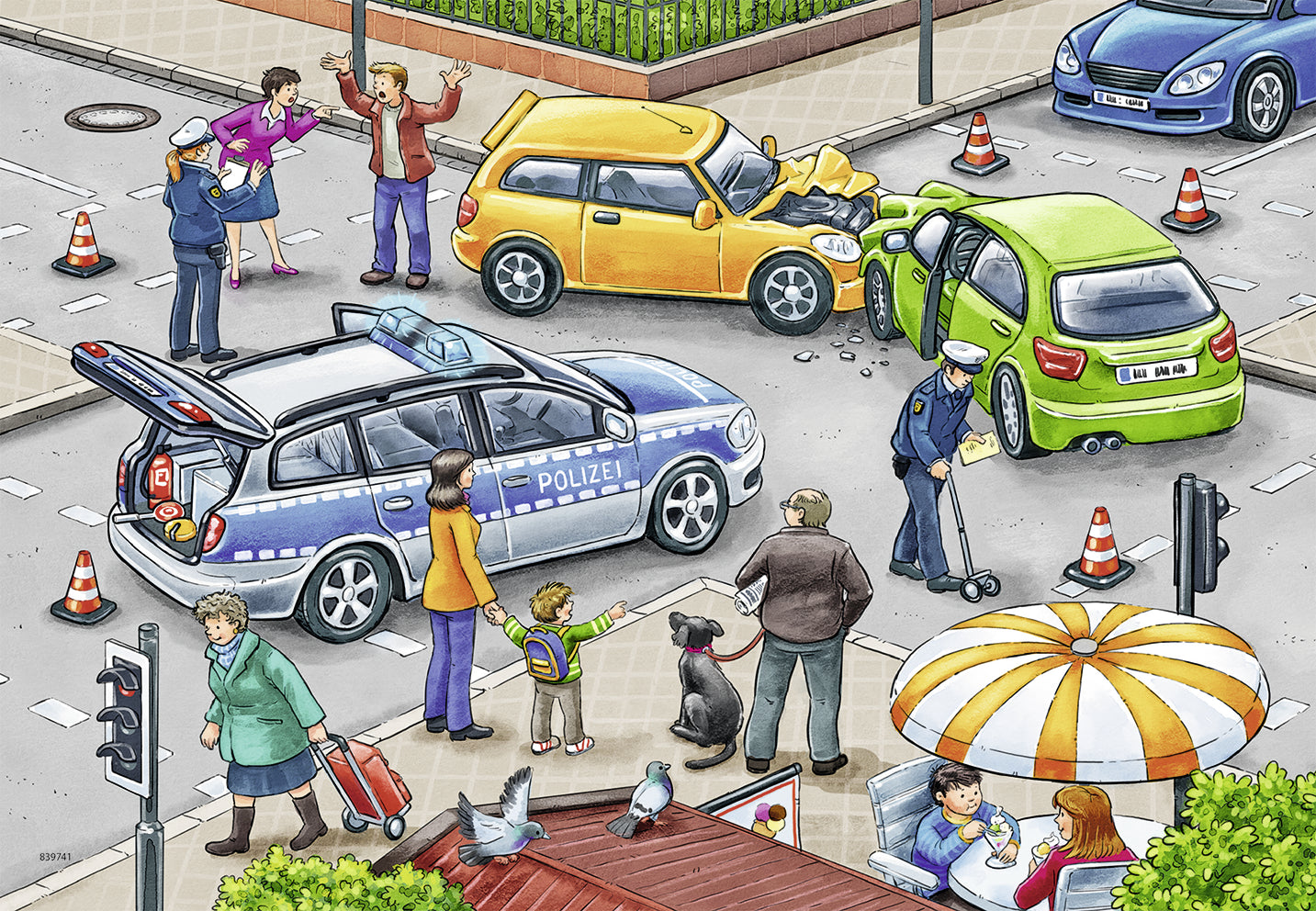 PUZZLE POLITIE, 2X12 PIESE - RAVENSBURGER (RVSPC07578) - Libelula Vesela - Jucarii
