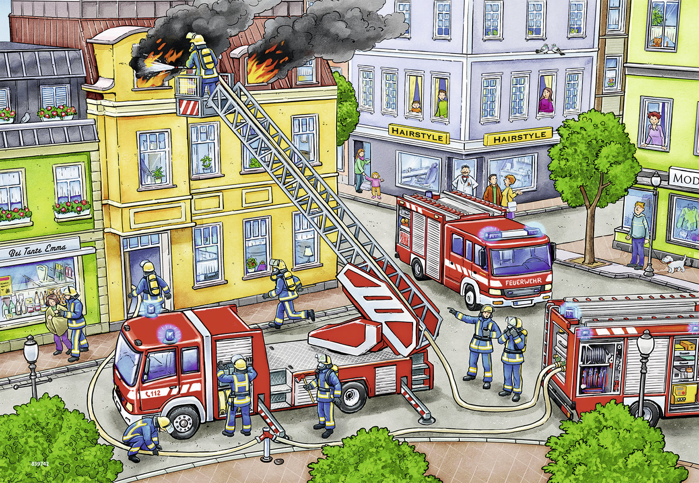 PUZZLE POLITIE, 2X12 PIESE - RAVENSBURGER (RVSPC07578) - Libelula Vesela - Jucarii