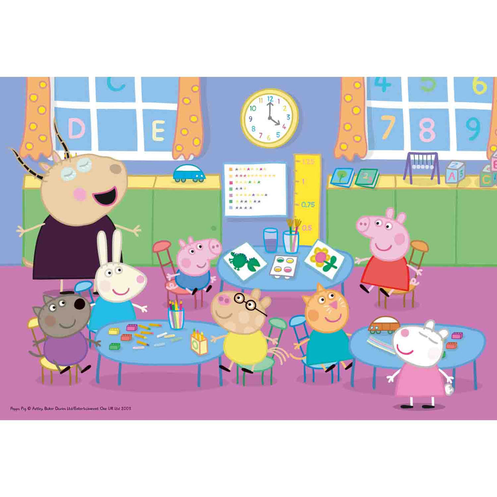 PUZZLE PEPPA PIG LA SCOALA, 35 PIESE - RAVENSBURGER (RVSPC08627) - Libelula Vesela - Jucarii