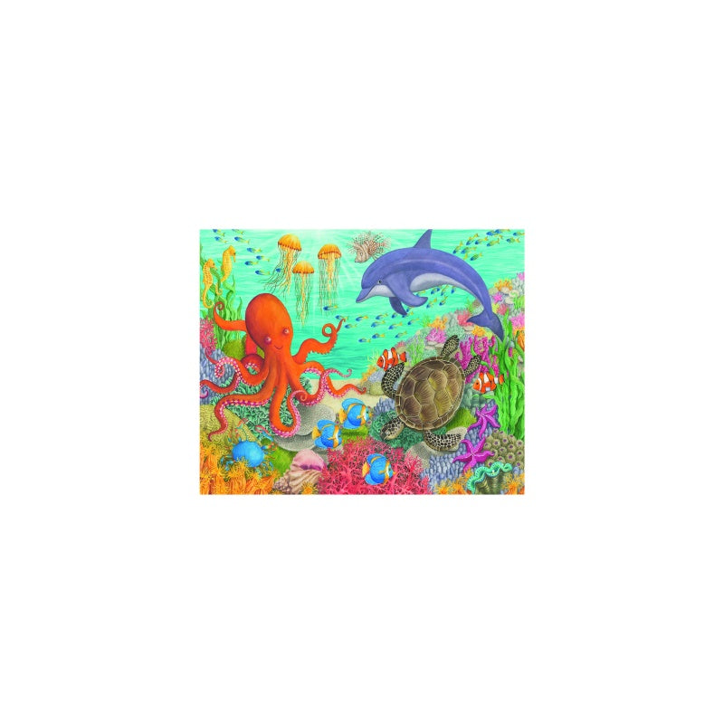 PUZZLE ANIMALE DIN OCEAN, 35 PIESE - RAVENSBURGER (RVSPC08780) - Libelula Vesela - Jucarii