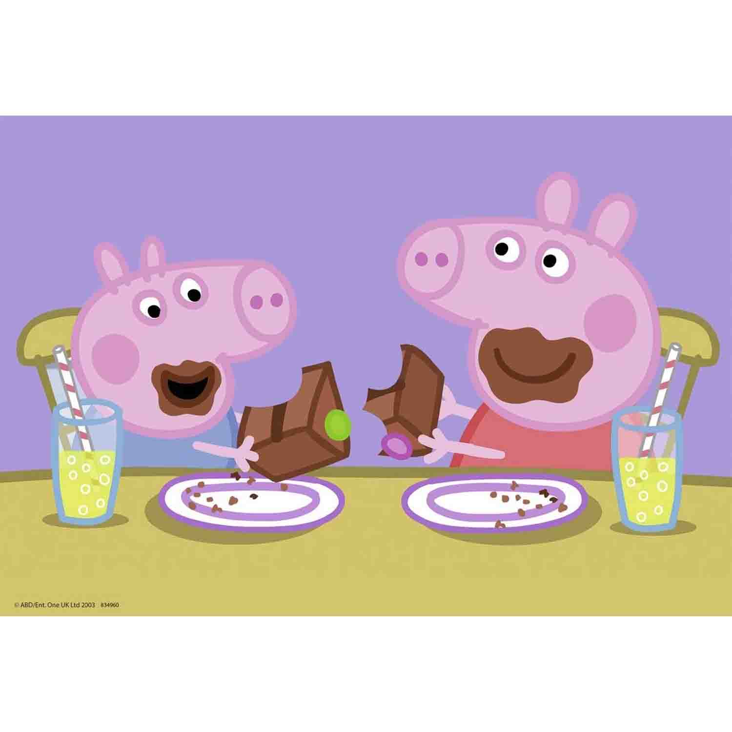 PUZZLE PEPPA PIG, 2X24 PIESE - RAVENSBURGER (RVSPC09082) - Libelula Vesela - Jucarii