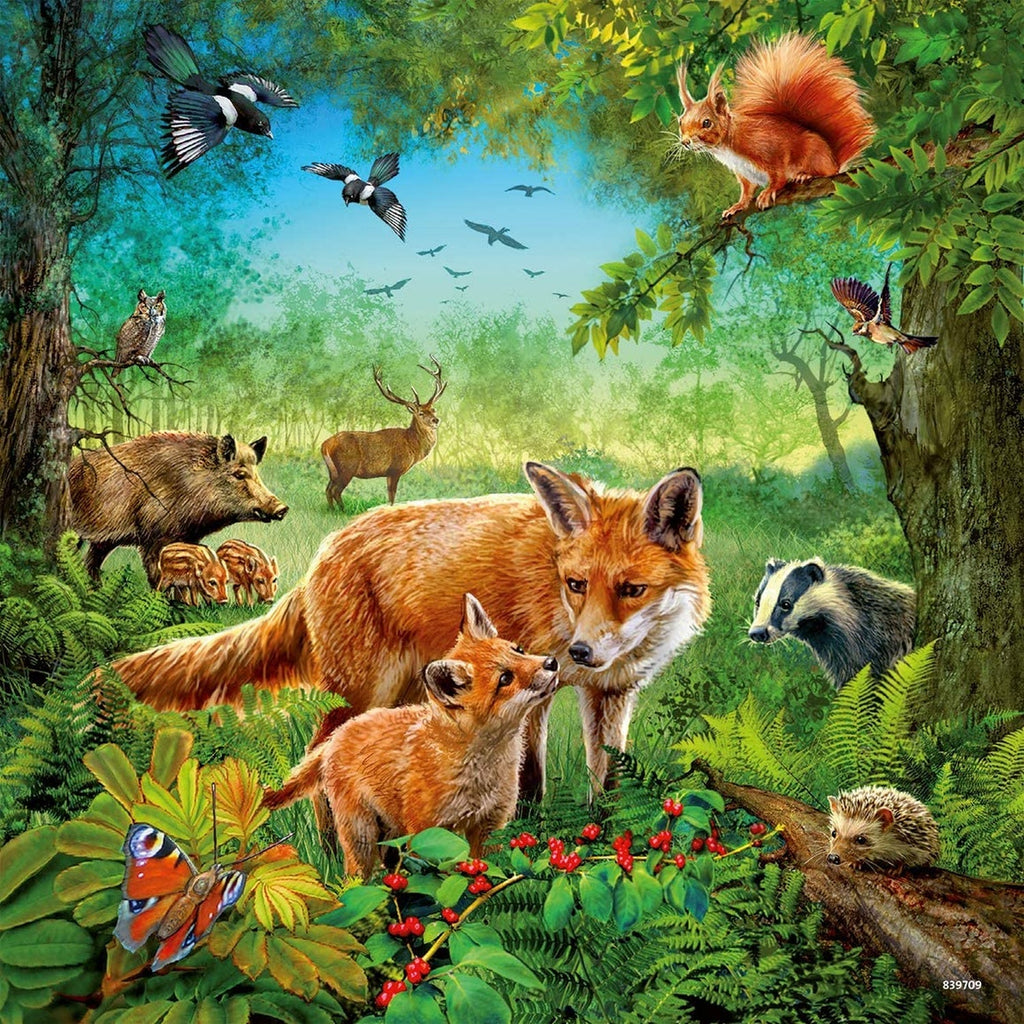 PUZZLE ANIMALELE PAMANTULUI, 3X49 PIEASE - RAVENSBURGER (RVSPC09330) - Libelula Vesela - Jucarii