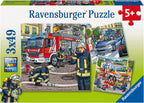 PUZZLE SALVATORI, 3X49 PIESE - RAVENSBURGER (RVSPC09335) - Libelula Vesela - Jucarii
