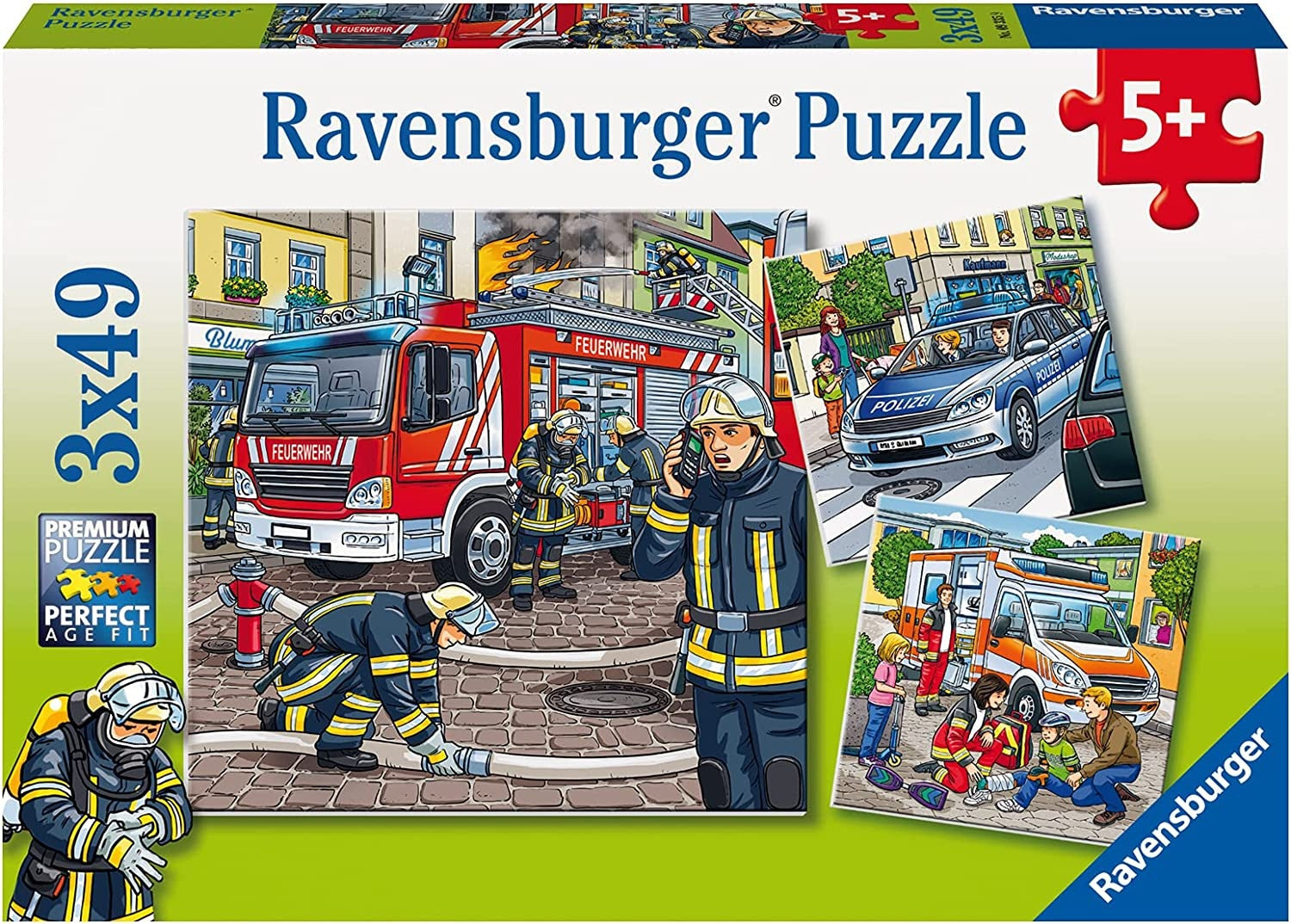 PUZZLE SALVATORI, 3X49 PIESE - RAVENSBURGER (RVSPC09335) - Libelula Vesela - Jucarii