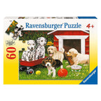PUZZLE PETRECEREA CATEILOR, 60 PIESE - RAVENSBURGER (RVSPC09526) - Libelula Vesela - Jucarii