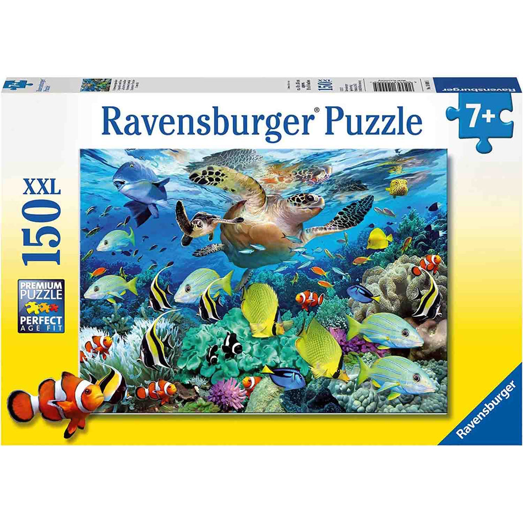 PUZZLE PARADISUL SUBACVATIC, 150 PIESE - RAVENSBURGER (RVSPC10009) - Libelula Vesela - Jucarii