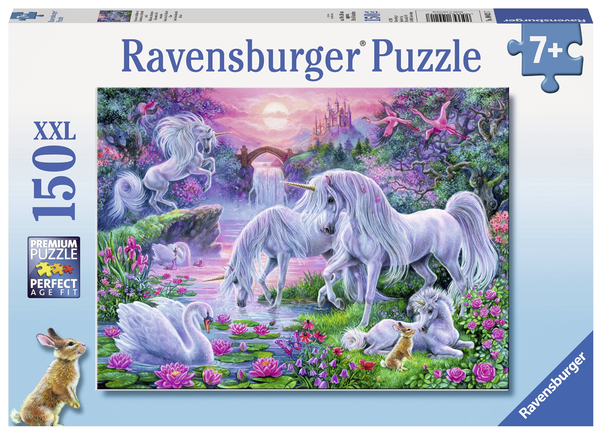 PUZZLE UNICORNI LA APUS, 150 PIESE - RAVENSBURGER (RVSPC10021) - Libelula Vesela - Jucarii