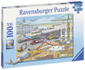 PUZZLE SANTIER AEROPORT, 100 PIESE - RAVENSBURGER (RVSPC10624) - Libelula Vesela - Jucarii