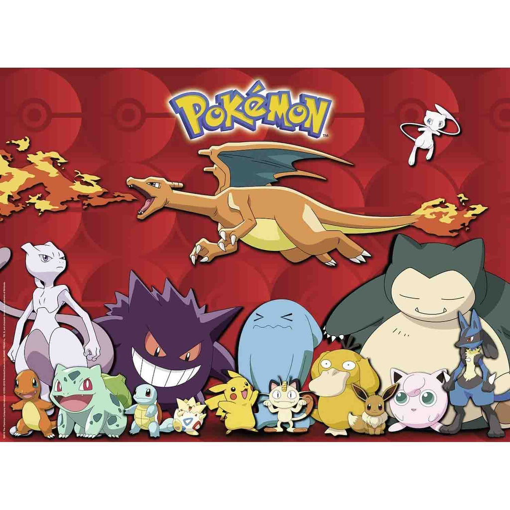 PUZZLE POKEMON, 100 PIESE - RAVENSBURGER (RVSPC10934) - Libelula Vesela - Jucarii