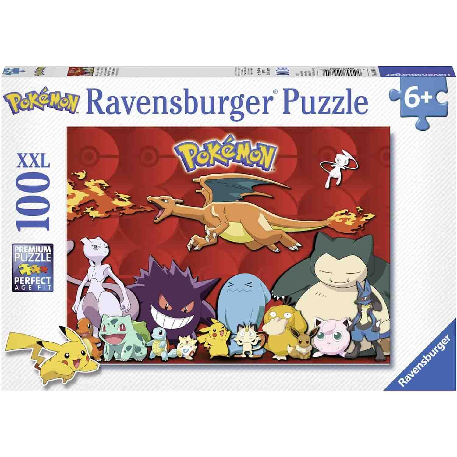 PUZZLE POKEMON, 100 PIESE - RAVENSBURGER (RVSPC10934) - Libelula Vesela - Jucarii