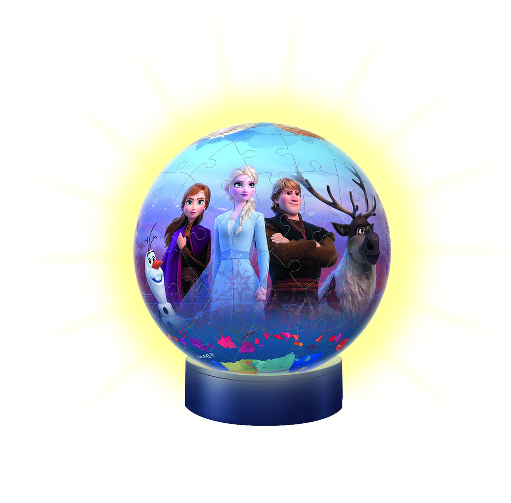 PUZZLE 3D LUMINOS FROZEN 2, 72 PCS - RAVENSBURGER (RVS3D11141) - Libelula Vesela - Jucarii