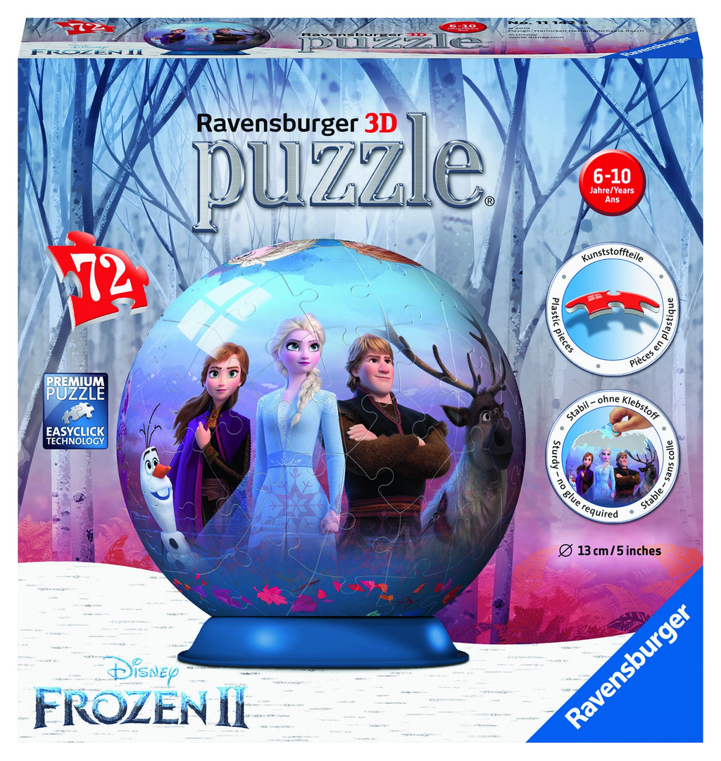 PUZZLE 3D FROZEN 2, 72 PIESE - RAVENSBURGER (RVS3D11142) - Libelula Vesela - Jucarii