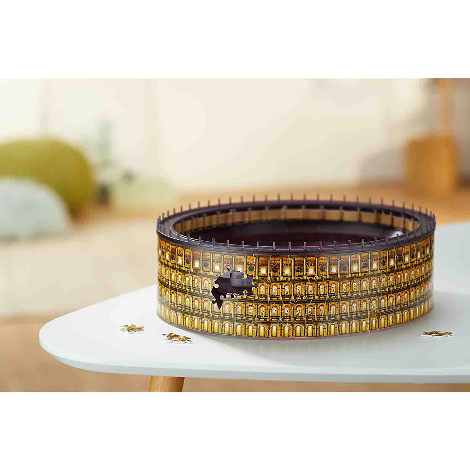 PUZZLE 3D LED COLOSSEUM, 216 PIESE - RAVENSBURGER (RVS3D11148) - Libelula Vesela - Jucarii