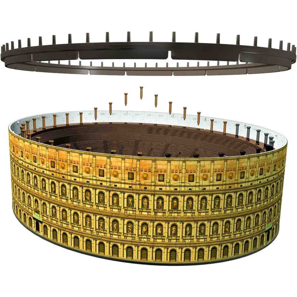 PUZZLE 3D LED COLOSSEUM, 216 PIESE - RAVENSBURGER (RVS3D11148) - Libelula Vesela - Jucarii