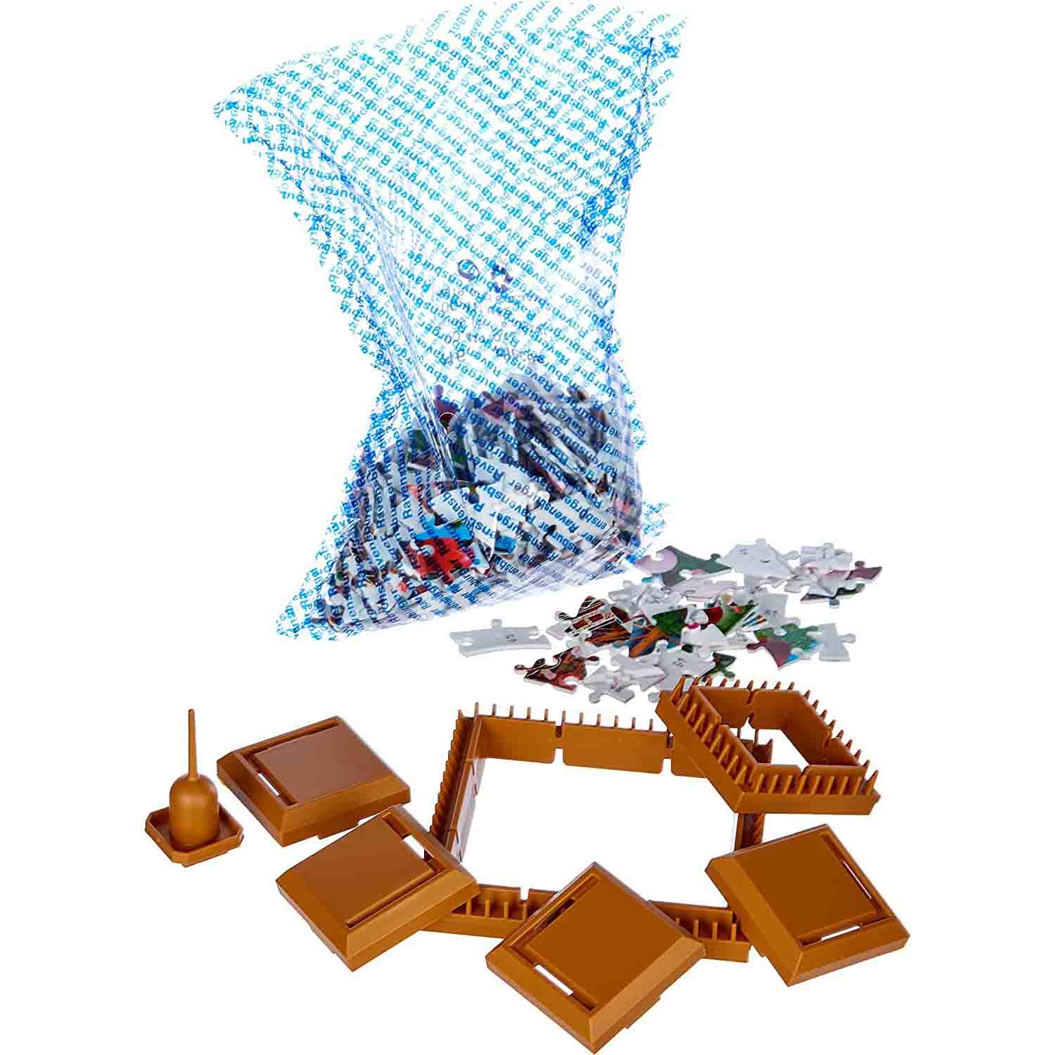 PUZZLE 3D TURNUL EIFFEL CU INIMIOARE, 216 PIESE - RAVENSBURGER (RVS3D11183) - Libelula Vesela - Jucarii