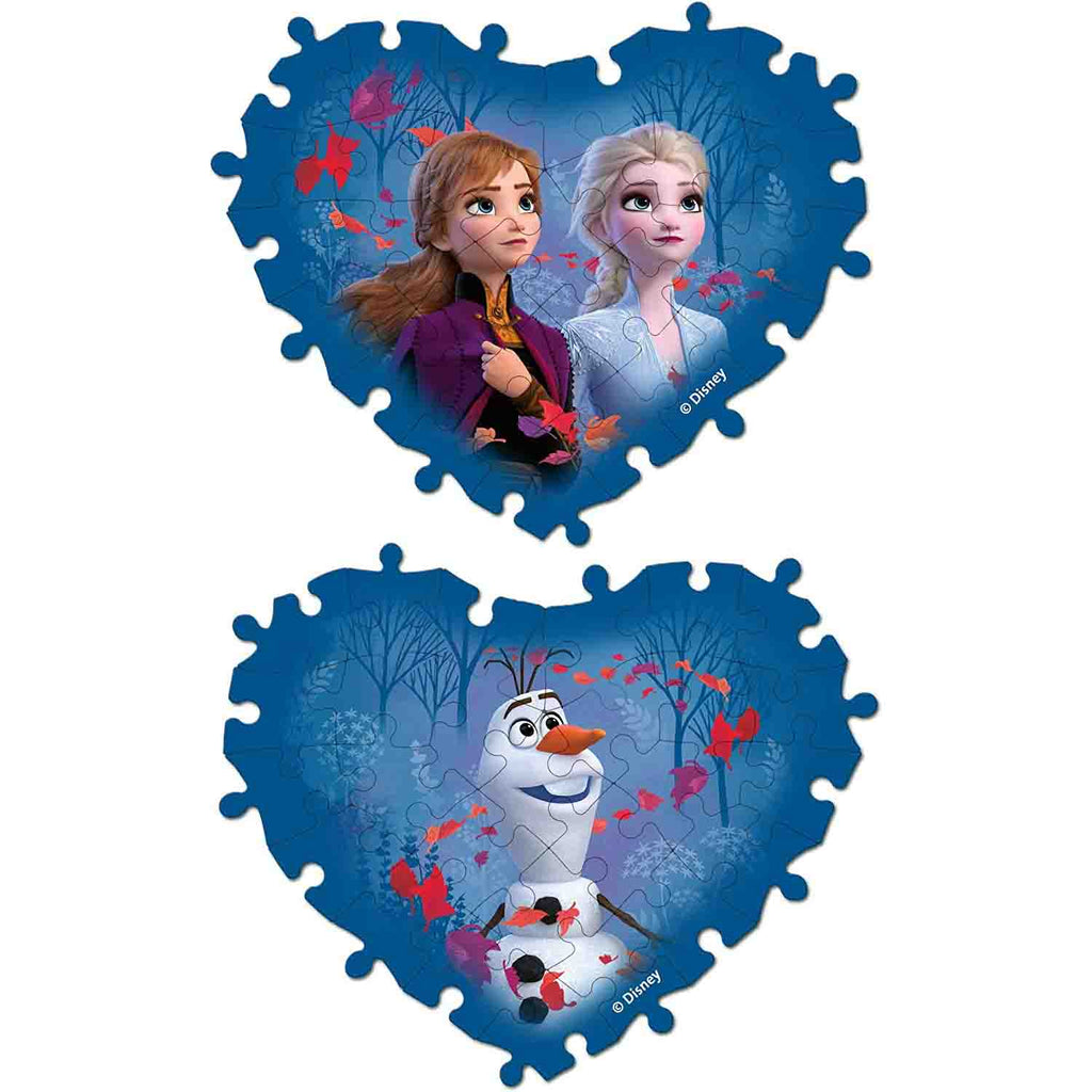 PUZZLE 3D CUTIE INIMA FROZEN, 54 PIESE - RAVENSBURGER (RVS3D11236) - Libelula Vesela - Jucarii