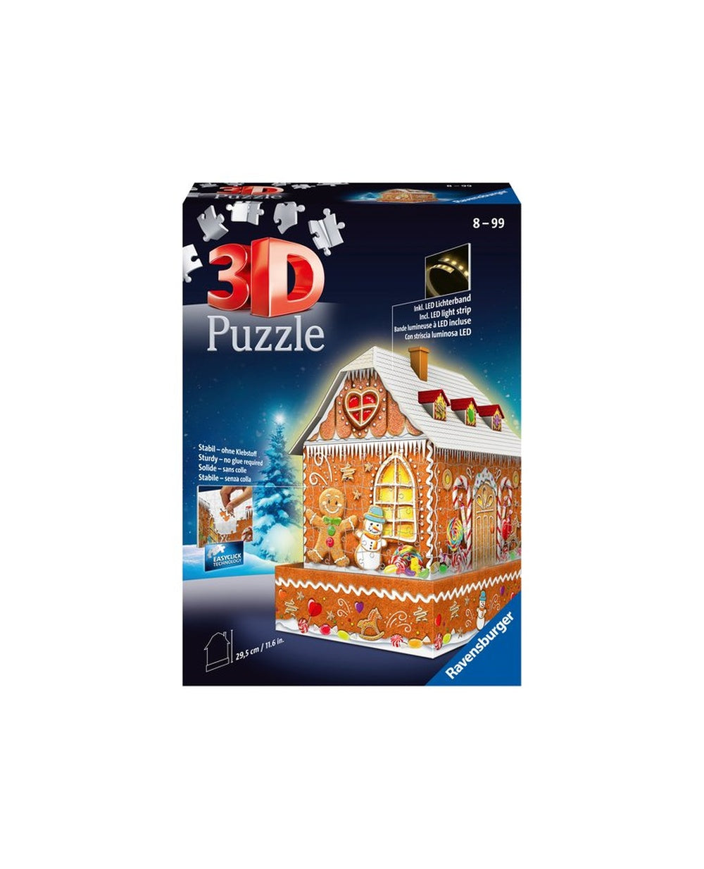 PUZZLE 3D CASA TURTA DULCE, 216 PIESE - RAVENSBURGER (RVS3D11237) - Libelula Vesela - Jucarii