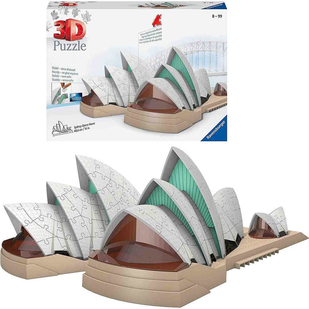 PUZZLE 3D OPERA SYDNEY, 216 PIESE - RAVENSBURGER (RVS3D11243) - Libelula Vesela - Jucarii