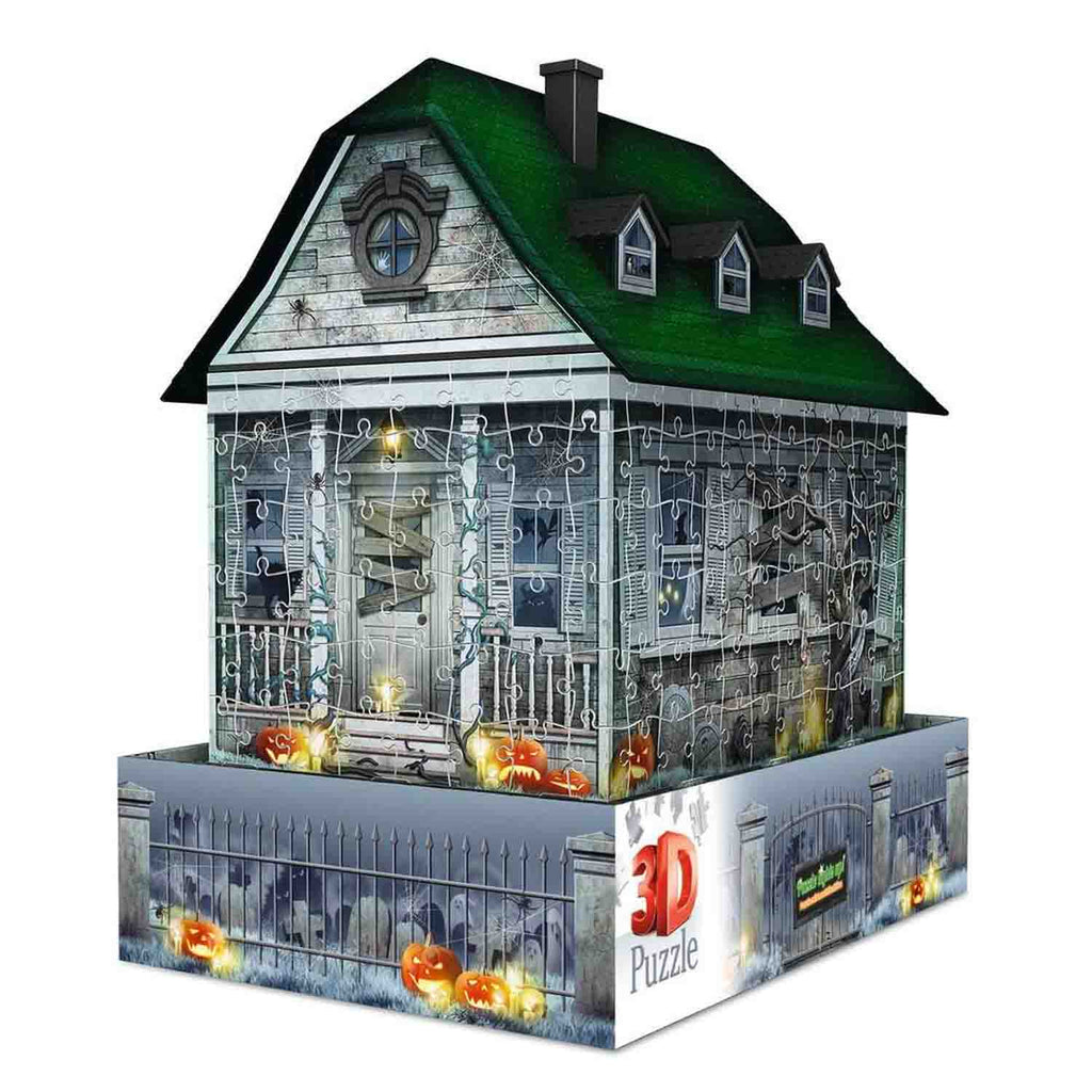 PUZZLE 3D LED CASA BANTUITA, 216 PIESE - RAVENSBURGER (RVS3D11254) - Libelula Vesela - Jucarii
