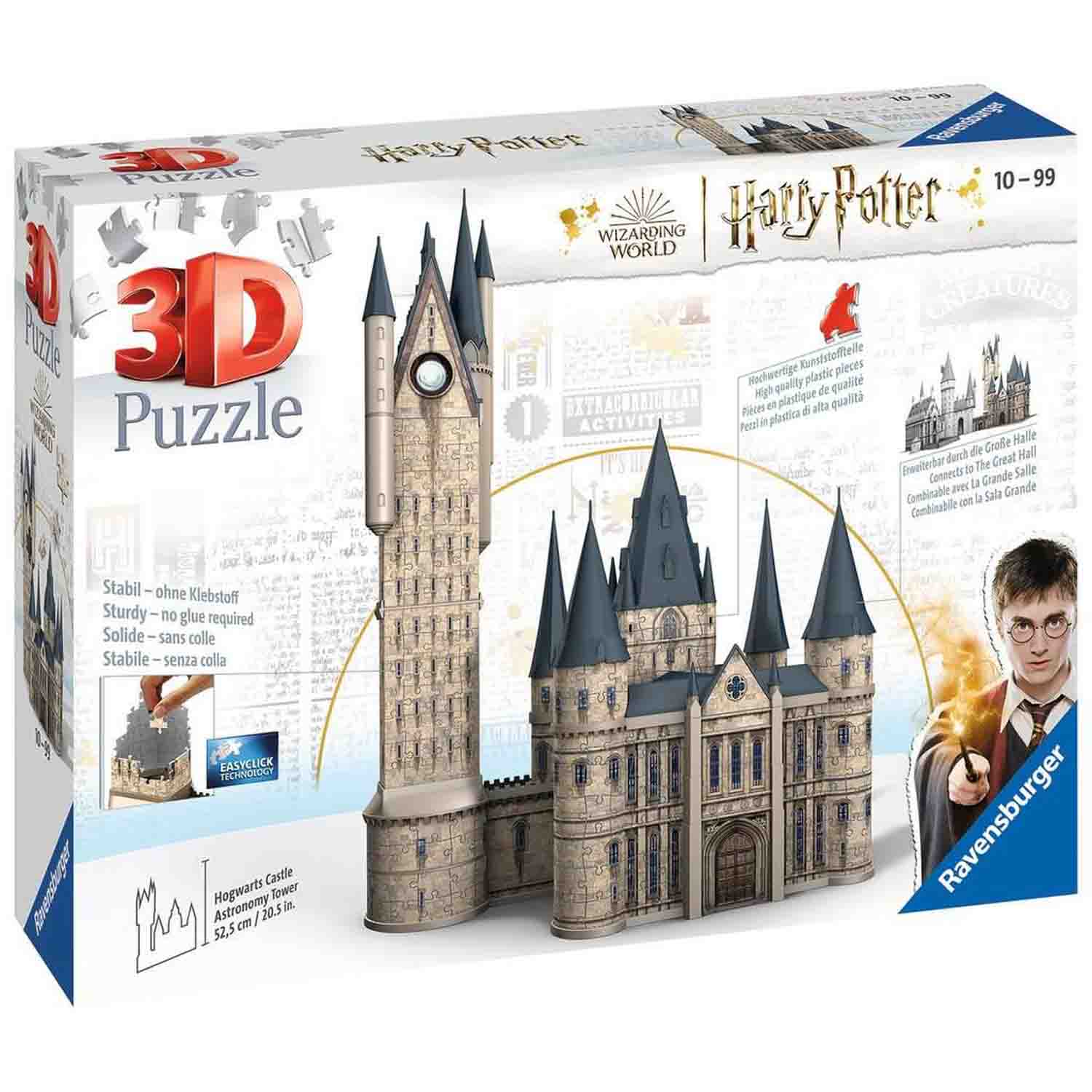 PUZZLE 3D HARRY POTTER TURN ASTRONOMIE, 540 PIESE - RAVENSBURGER (RVS3D11277) - Libelula Vesela - Jucarii