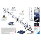 PUZZLE 3D APOLLO SATURN V, 440 PIESE - RAVENSBURGER (RVS3D11545) - Libelula Vesela - Jucarii