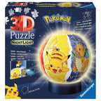 PUZZLE 3D LUMINOS POKEMON, 72 PIESE - RAVENSBURGER (RVS3D11547) - Libelula Vesela - Jucarii