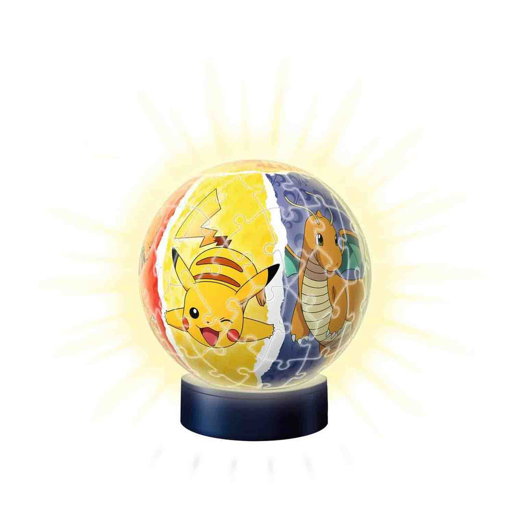 PUZZLE 3D LUMINOS POKEMON, 72 PIESE - RAVENSBURGER (RVS3D11547) - Libelula Vesela - Jucarii