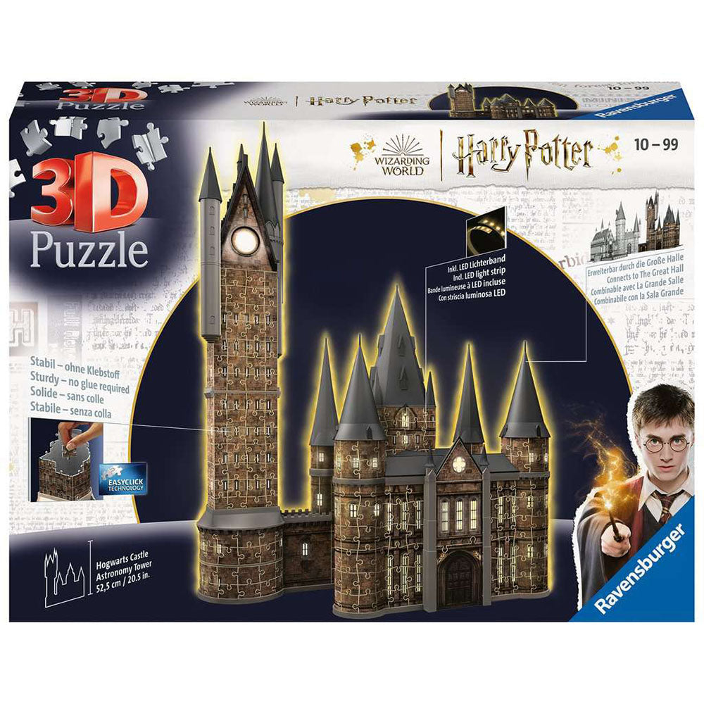 PUZZLE 3D CU LED HARRY POTTER TURN ASTRONOMIE, 540 PIESE - RAVENSBURGER (RVS3D11551) - Libelula Vesela - Jucarii