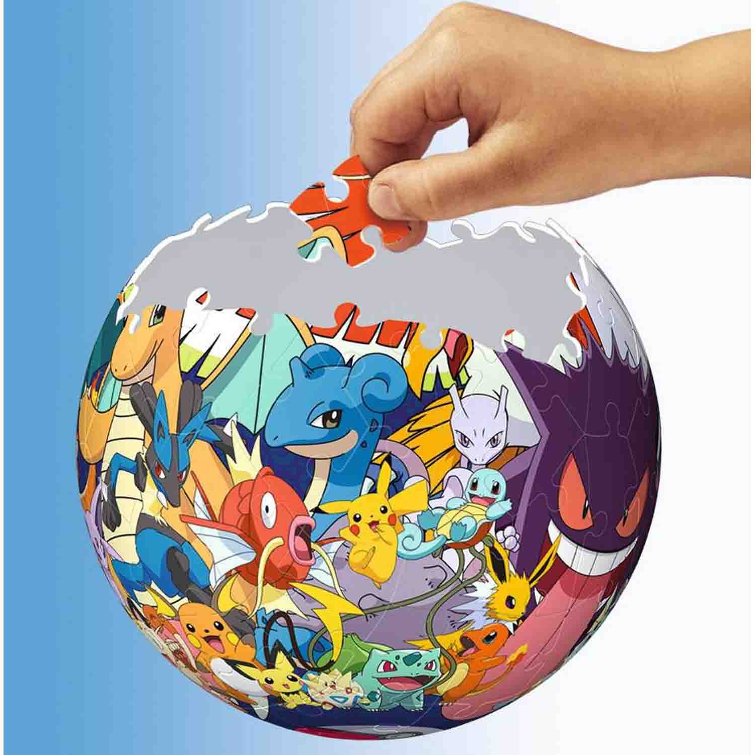 PUZZLE 3D POKEMON, 72 PIESE - RAVENSBURGER (RVS3D11785) - Libelula Vesela - Jucarii