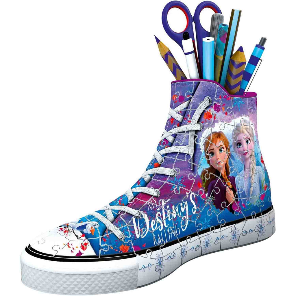 PUZZLE 3D SUPORT PIXURI SNEAKER FROZEN, 108 PIESE - RAVENSBURGER (RVS3D12121) - Libelula Vesela - Jucarii